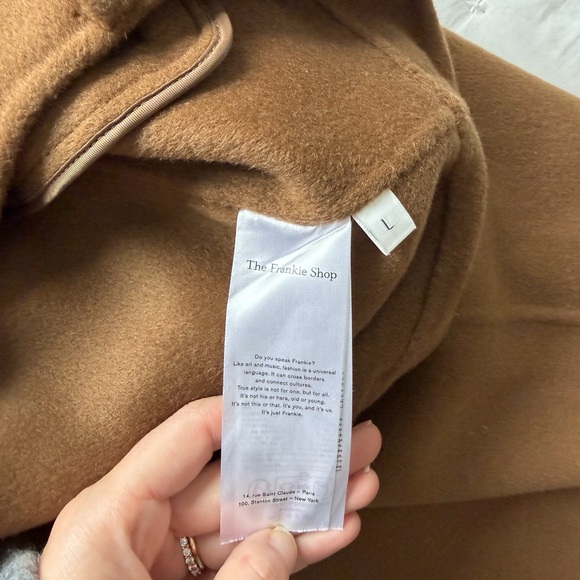 The Frankie Shop Large Malvo Camel Wool Blend Maxi Skirt - Picture 9 of 12